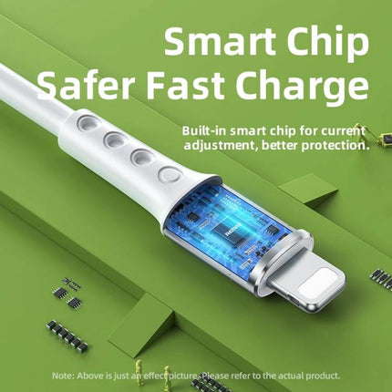 REMAX USB-C Charging Cable for Home and Travel Use with built-in smart chip for safer fast charging
