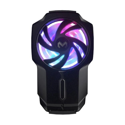 MeMo Mobile Phone Cooler for Everyday Gaming Sessions — RGB clip-on smartphone cooler keeping device cool during gaming