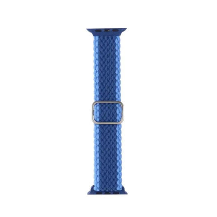 Striped Woven Nylon Adjustable Watch Band for Apple Watch