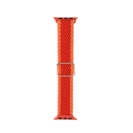 Striped Woven Nylon Adjustable Watch Band for Apple Watch