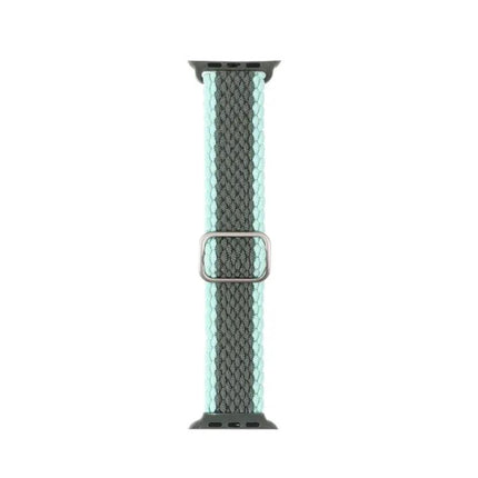 Striped Woven Nylon Adjustable Watch Band for Apple Watch