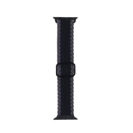 Adjustable Striped Nylon Band For Apple Watch 42/44/45mm
