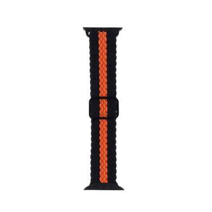 Adjustable Striped Nylon Band For Apple Watch 42/44/45mm