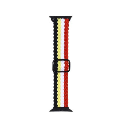 Adjustable Striped Nylon Band For Apple Watch 42/44/45mm