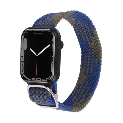 Nylon Braid Strap Watch Band For Apple Watch 38-45mm
