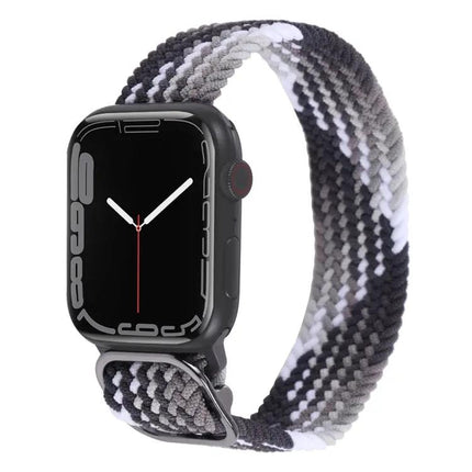 Nylon Braid Strap Watch Band For Apple Watch 38-45mm