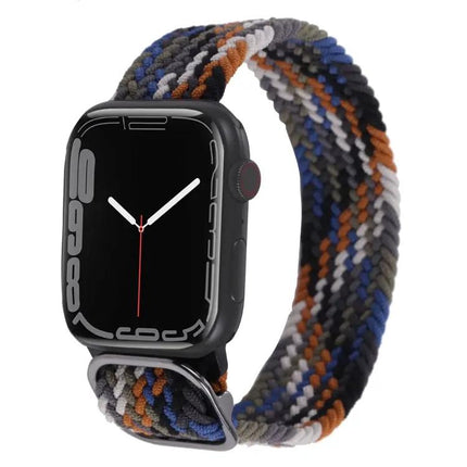 Nylon Braid Strap Watch Band For Apple Watch 38-45mm