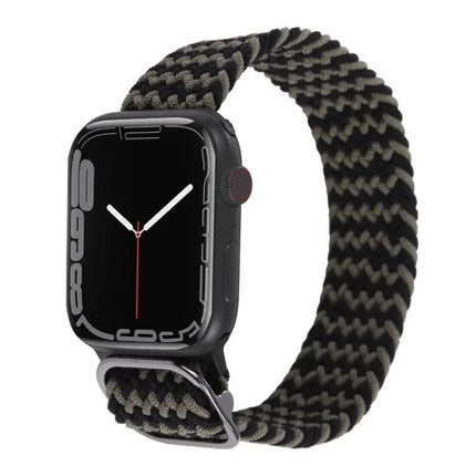 Nylon Braid Strap Watch Band For Apple Watch 38-45mm