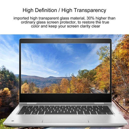 HD Tempered Glass Screen Protector for 14-Inch HP Laptops clear high-definition tempered glass protector on laptop screen