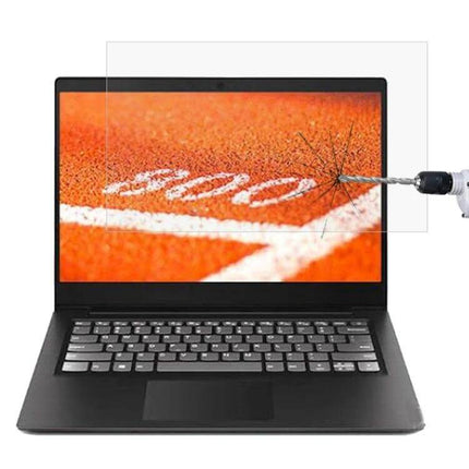 Tempered Glass Protective Film for 14-Inch Lenovo Laptops clear anti-scratch shield shows drill impact protection