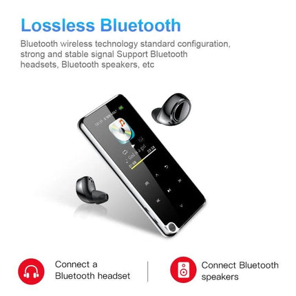 Portable Bluetooth MP3 Player for Music and Daily Entertainment - compact lossless Bluetooth MP3 player with earbuds, ideal for travel, study, and daily use