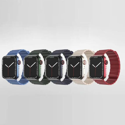 Mutural Silicone Magnetic Apple Watch Band 38-45mm