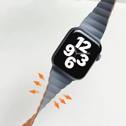 Mutural Moran Silicone Magnetic Apple Watch Strap 38-45mm