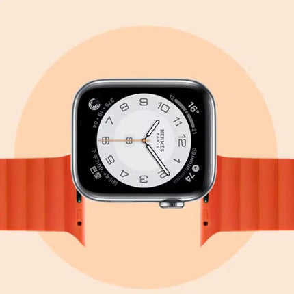 Mutural Moran Silicone Magnetic Apple Watch Strap 38-45mm