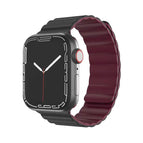7 45mm / 6&SE&5&4 44mm / 3&2&1 42mm / Black + Wine Red
