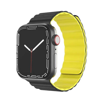 Mutural Moran Silicone Magnetic Apple Watch Strap 38-45mm
