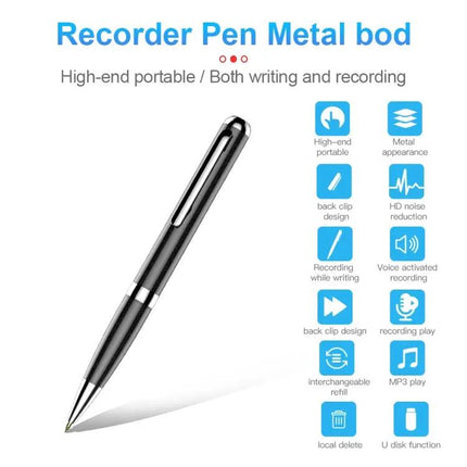 Q96 Digital Voice Recorder Pen HD Noise Reduction 32GB