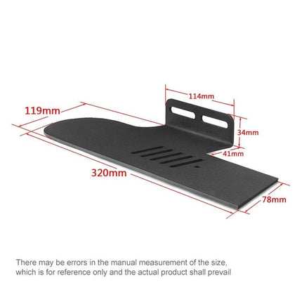 Soundbar Wall Mount For Living Room Low Profile Mount adjustable low-profile black bracket 320mm depth 100%