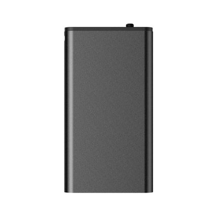Alt Tag: X2 Voice Recorder for Everyday Notes and Meetings compact dark gray pocket recorder with single top button