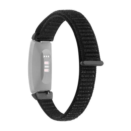 Fitbit Inspire 2 Nylon Loop Strap Replacement Band Black