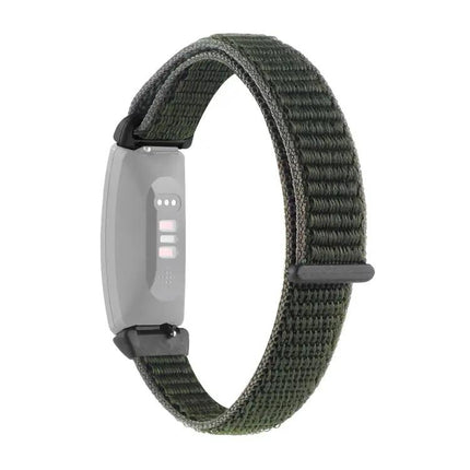 Fitbit Inspire 2 Nylon Loop Strap Replacement Band Black