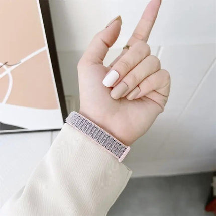 Nylon Loop Replacement Strap For Fitbit Luxe Adjustable