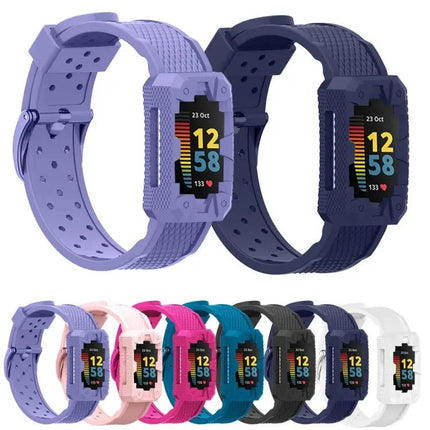 Silicone Integrated Strap And Case For Fitbit Charge 5