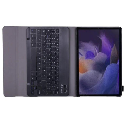 Ultra-Thin Bluetooth Keyboard Leather Case for Samsung Galaxy Tab A8 2021 - slim folio with detachable Bluetooth keyboard and protective cover