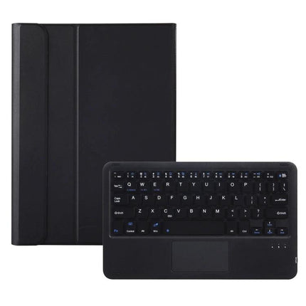 Leather Protective Case with Bluetooth Keyboard for Samsung Galaxy Tab A8 2021 - black separable keyboard and protective folio case