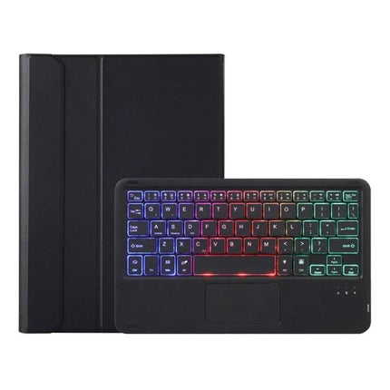Ultra-Thin Bluetooth Keyboard Case with Touchpad for Samsung Galaxy Tab A8 2021 - slim protective case with backlit Bluetooth keyboard and touchpad