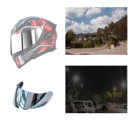 Motorcycle Helmet Visor Anti UV Shield For Everyday Riding - anti-fog, anti-scratch replacement visor for city commutes and highway trips