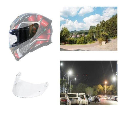 Motorcycle Helmet Visor Anti UV Shield For Everyday Riding – anti-UV anti-fog anti-scratch clear visor for city commute and highway visibility