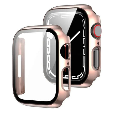 Apple Watch 41mm 45mm Case With Tempered Glass Protector