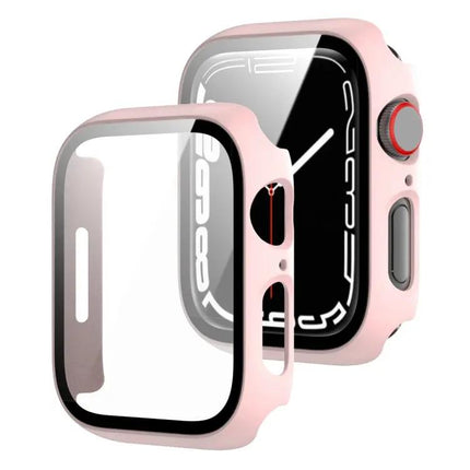 Apple Watch 41mm 45mm Case With Tempered Glass Protector