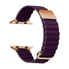 7 45mm / 6&SE&5&4 44mm / 3&2&1 42mm / Rose Gold Buckle Crimson Cherry