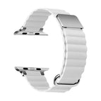 7 45mm / 6&SE&5&4 44mm / 3&2&1 42mm / Silver Buckle White