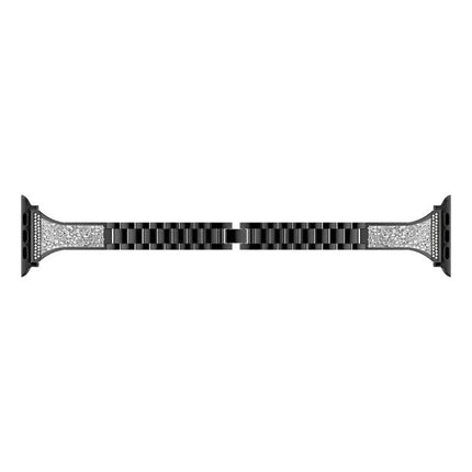 Diamond Encrusted Leather Strap For Apple Watch 38-45mm