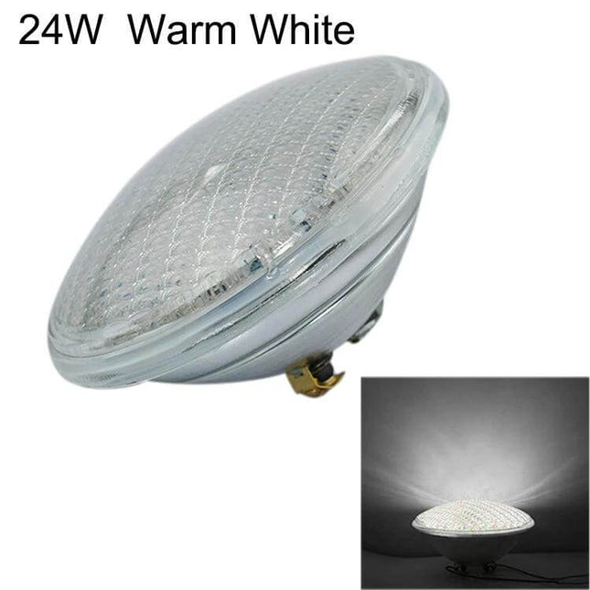 LED Recessed Pool Light For Underwater Pool Use At Home glass-body 24W warm white 12V IP68 low-voltage underwater pool illumination