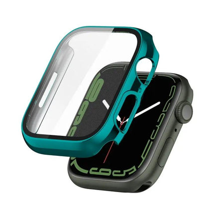 Apple Watch 41/45mm Shockproof PC Case With Tempered Glass