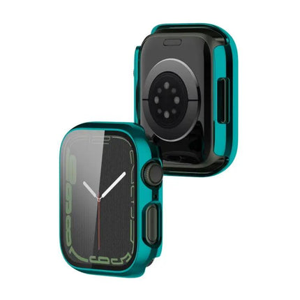 Apple Watch 41/45mm Shockproof PC Case With Tempered Glass