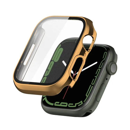 Apple Watch 41/45mm Shockproof PC Case With Tempered Glass