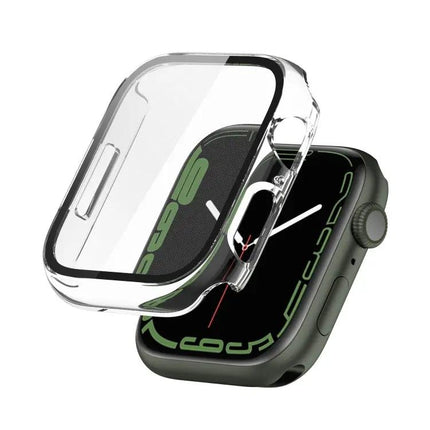 Apple Watch 41/45mm Shockproof PC Case With Tempered Glass