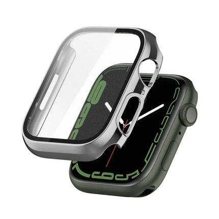 Apple Watch 41/45mm Shockproof PC Case With Tempered Glass