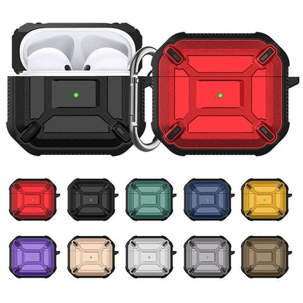 King Kong Armor Case for Daily AirPods Protection - rugged 360° shockproof AirPods case in multiple colors with carabiner for daily drops and scratches