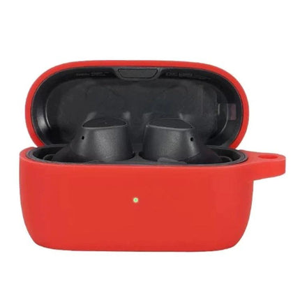 Silicone Protective Case for Everyday Earphone Safeguarding in red snug-fit 360-degree protection for earbuds