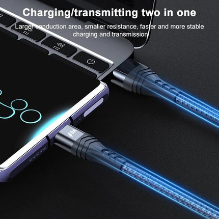 Essential USB to Type-C Cable for Daily Device Charging - compact braided cable connecting smartphone and laptop for fast charging and data transfer
