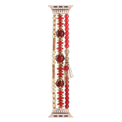 Pearl Steel Strap Watch Band For Apple Watch 38–45mm