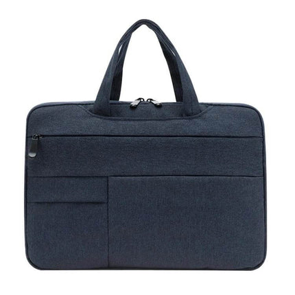 Waterproof Oxford Cloth Laptop Handbag for 15.6-Inch Devices with front pockets, zipper closure and padded interior for travel and commute protection