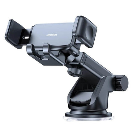 Joyroom Car Dashboard Phone Holder Telescopic Arm For Safe Driving - adjustable telescopic arm with thick silicone pad for stable hands-free navigation