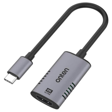 Amalink USB-C to HDMI Adapter for Easy Device Connections showing compact metallic adapter with USB-C cable and HDMI 4K Ultra output
